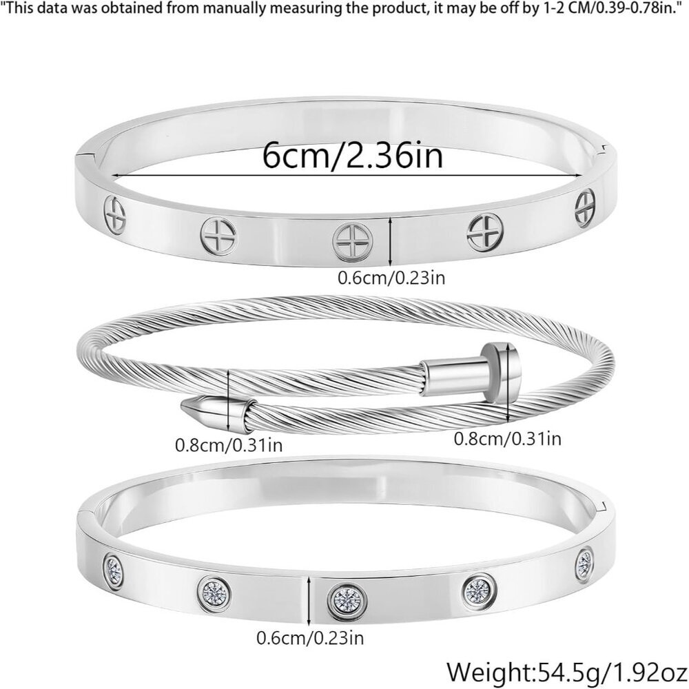 Fashionable Gold Stackable Bangles - Hypoallergen… - image 5